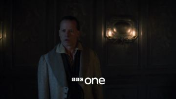 White coat worn by Ebenezer Scrooge (Guy Pearce) in A Christmas Carol (Season 1)