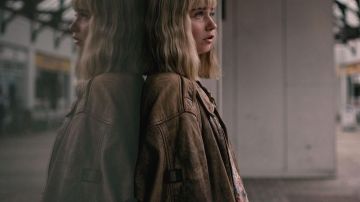 Leather jacket worn by Alyssa (Jessica Barden) in The End of the F***ing World