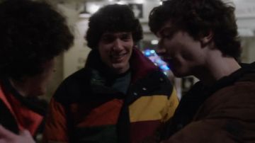 Colorblock puff jacket worn by Vittorio (Ser­gio Rug­geri) as seen in Baby