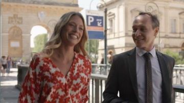 La robe à motif portée par Aurore Delplace dans Un si grand soleil