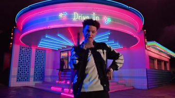 Off-White WW Jacket worn by Lil Mosey in his Stuck In A Dream music video feat. Gunna