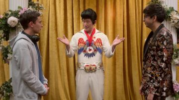 Printed Blazer Jacket worn by Zahid (Nik Dodani) as seen in Atypical (S03E10)