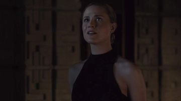 Black dress worn by Dolores Abernathy (Evan Rachel Wood) as seen in Westworld Season 2 Episode 2