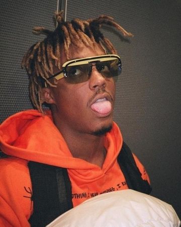 Golden Lens Glasses Plane worn by Juice Wrld on the Instagram account @valen.ju1
