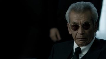 The sunglasses worn by Orochi (Kippei Shiina) in The Underdog