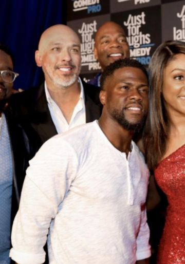 Henley Shirt worn by Kevin Hart at Just for Laughs event by Comedy Pro