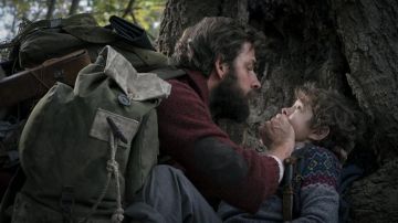 Military backpack of Lee Abbott (John Krasinski) as seen in A Quiet Place