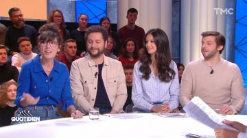 The shirt of Nora Hamzawi in Daily of February 24, 2020