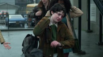 Flannel Coat worn by Theo Putnam (Lachlan Watson) in Chilling Adventures of Sabrina (S01E02)