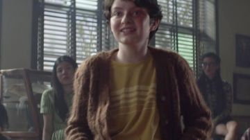 Mustard Stripe Shirt worn by Theo Putnam (Lachlan Watson) in Chilling Adventures of Sabrina (S01E02)