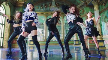 Leather pants worn by Chaeryeong in WANNABE music video by ITZY