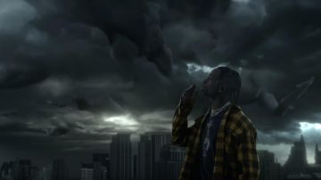 Yellow Flannel worn by Travis Scott in his Highest in The room