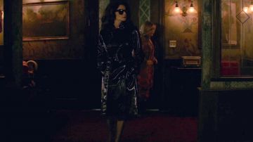 Leather Coat worn by Mary Wardwell (Michelle Gomez) in Chilling Adventures of Sabrina (S01E04)