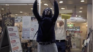 Le polaire portée par Nekfeu dans le film les étoiles vagabondes