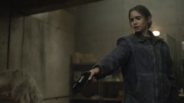 Carhartt Jacket worn by Lauren (Lily Collins) as seen in Inheritance