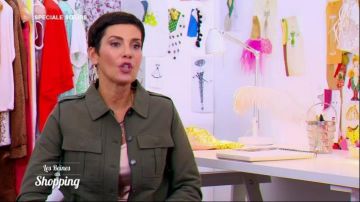 La veste kaki de Cristina Córdula dans Les Reines du shopping