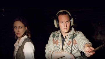 Zip Cardigan porté par Ed Warren (Patrick Wilson) dans La Prestidigitation: Le Diable Me l'a Fait Faire