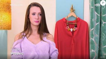 Le petit haut rose sans manches portée par Margot Waldorf dans l'émission Les Reines du shopping