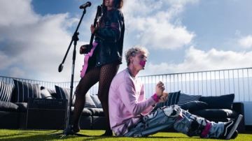 Ripped Jeans worn by Machine Gun Kelly in Bloody Valentine (Official Music Video)