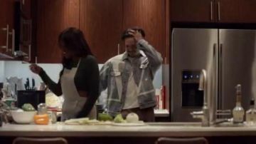 Veste en jean porté par Andrew (Alexander Hodge) dans l'Insécurité (S04E02)