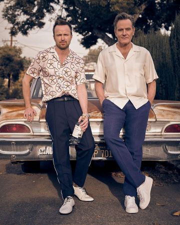 The short sleeve shirt of Bryan Cranston on his account Instagram @bryancranston