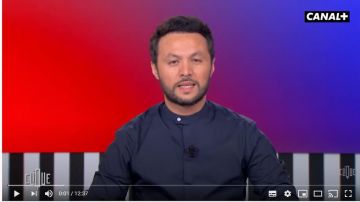 La chemise portée par Karim Bennani dans Clique le 4 juin 2020