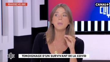 Le collier en or jaune porté par Camille Dauxert dans l'émission  Clique