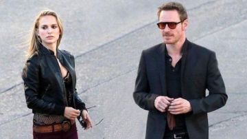 Black shirt worn by Cook (Michael Fassbender) as seen in Song to Song