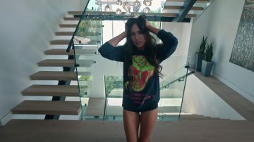 Snake t-shirt worn by Megan Fox in Bloody Valentine music video by Machine Gun Kelly 