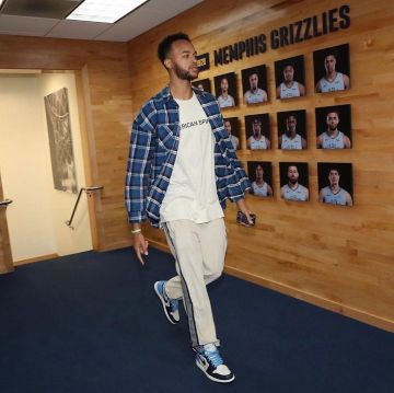 Le bas de jogging de Kyle Anderson sur son compte Instagram @teamslowmo