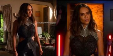 Silber/ Robe noire ou combinaison portée par Mazikeen « Maze » sur Lucifer S04