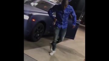 Blue Shirt of O.T. Genasis in OT Genasis C WALK ! !