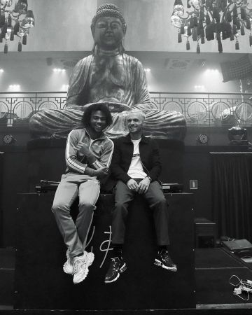 Veste de Squeezie sur le compte Instagram de @xsqueezie