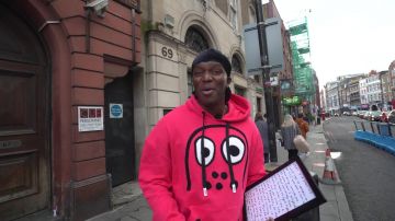 Red with some sort of red character of Ksi olajide bt aka jj olatunj KSI in KSI WAS MY ASSISTANT FOR 24 HOURS!