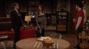 Striped sweater dress of Robin Scherbatsky (Cobie Smulders) in How I Met Your Mother (S04E10)