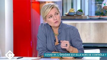 Blouse a volant de Anne elisabeth lemoine dans C à Vous