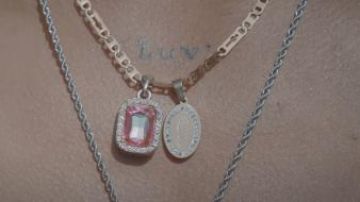 Necklace of Luv Resval worn by Luv Resval in the clip Luv Resval - Fuck ????