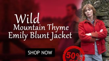 Rosemary Wild Mountain Thyme Wool Red Jacket Women worn by Emily Blunt (Emily Blunt) in Wild Mountain Thyme