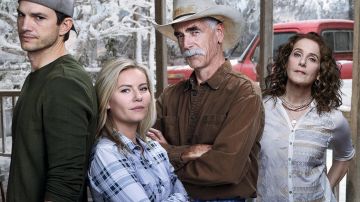 Brown button long sleeve shirt de Beau Bennett (Sam Elliott) dans The Ranch