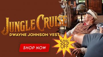 Frank Jungle Cruise Dwayne Johnson Cotton Vest worn by Frank (Dwayne Johnson) in Jungle Cruise