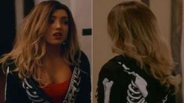 Sweat à capuche squelette de Tory Nichols (Peyton List) dans Cobra Kai (S03E10)