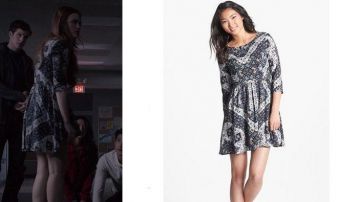 Lush Lace Up Skater Dress worn by Lydia Martin (Holland Roden) in Teen Wolf (S03E24)
