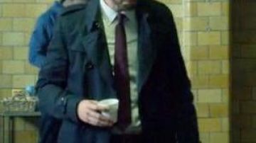 Black trench coat / black coat of Billy Russo (Ben Barnes) in Marvel's The Punisher (S01E04)