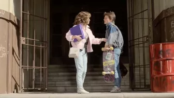 The black skateboard used by Marty McFly (Michael J. Fox) in the movie Back to the Future