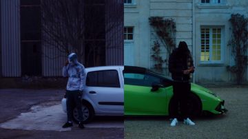 Les sneakers de Freeze Corleone dans SCH - Team feat. Freeze Corleone (Clip officiel)