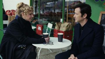 Earrings worn by Megan (Juno Temple) as seen in Mr. Corman (Season 1)