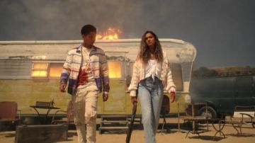 Striped Jacket worn by Chad (Rhenzy Feliz) as seen in American Horror Stories (Season 1 Episode 3) TV series