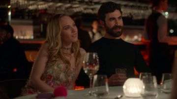 Colorful threaded dress worn by Keeley Jones (Juno Temple) in Ted Lasso (Season 2 Episode 1) TV series