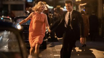 Pink dress worn by Sandy (Anya Taylor-Joy) as seen in Last Night in Soho movie