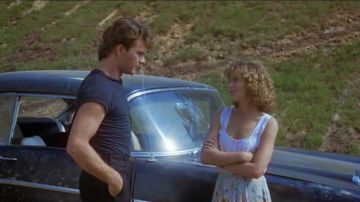 The navy blue t-shirt of Johnny Castle (Patrick Swayze) in the movie Dirty Dancing